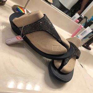 Flipflop sparkly sandals